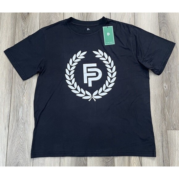 Flint Park Original Logo Tee Shirt Black Mens Size Medium NEW Organic Cotton - Picture 2 of 9